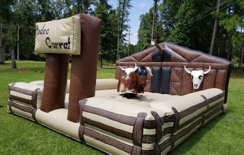 Mechanical Bull Ready for Wild Riding Action